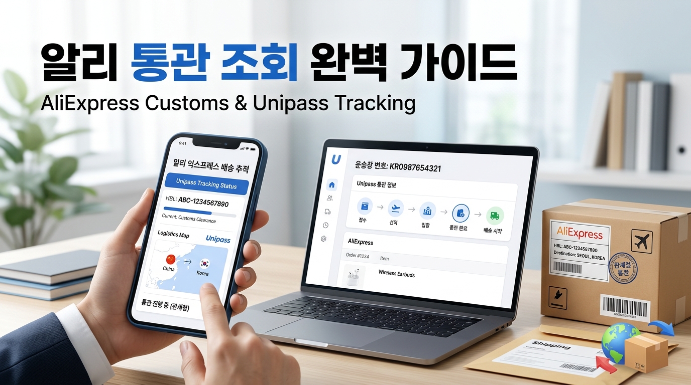 통관 지연 스트레스 끝! 알리익스프레스 배송 조회(유니패스) 200% 활용하는 법