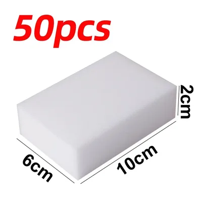 주방 욕실 청소 도구용 매직 스폰지 지우개, 멜라민 클리너 스폰지, 100*60*20mm