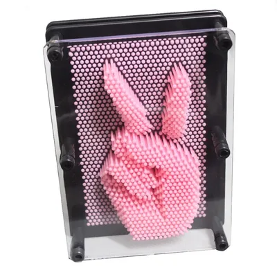 아기 장난감 플라스틱 3D DIY 모델 안티 스트레스 클론 지문 바늘 손 금형 교육 완구