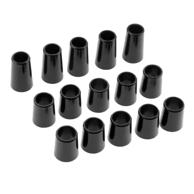 10Pcs 팁 0.335 0.370 인치 골프 클럽 페룰 블랙 팁 0.335 및 0.370 인치 아이언 샤프트 골프 액세서리 골프 슬리브 페룰