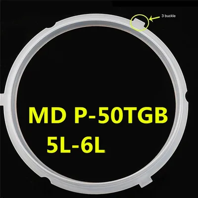 Midea 5L/6L MD-P-50TGB 전기 압력 밥솥 용 기존 24cm 가스켓 실리콘 씰링 링 MY-QC50A5 QC60A5