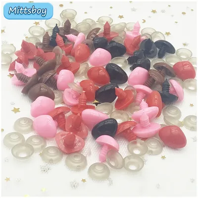 테디 베어 봉제 장난감용 DIY 눈 인형 액세서리, 다채로운 플라스틱 공예 안전 눈, 수제 교육 완구, 6-26mm, 50 개