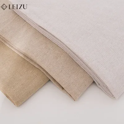 0.5M/1M/2M 코 튼 린 넨 짠 직물 테이블 소파 커튼 장식 DIY 바느질 재료 자 수 연습 직물