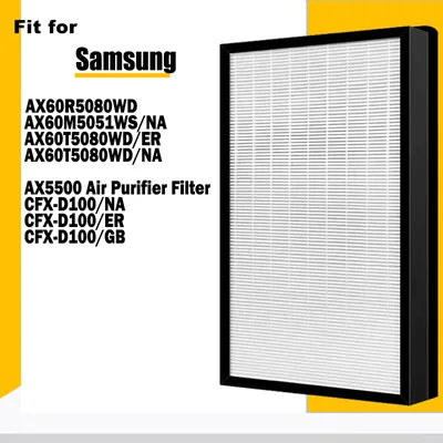 삼성 AX60R5080WD 교체용 공기청정기 필터, AX60M5051WS AX60T5080WD ER CFX-D100 ER CFX-D100 GB 활성탄 HEPA