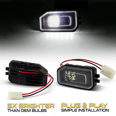 2Pcs LED 사이드 미러 웅덩이 빛 아래 메르세데스 벤츠 W205 W213 W222 W177 W223 W247 C257 X247 X253
