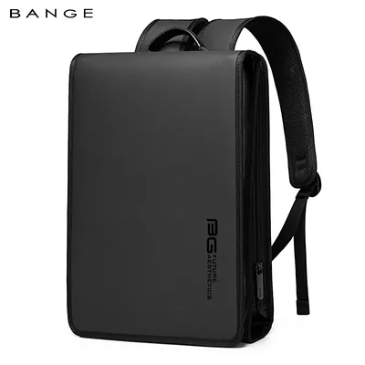 BANGE 새로운 비즈니스 배낭 남자 도난 방지 컴퓨터 가방 대용량 14.1 인치 노트북 가방 남자 우아한 방수