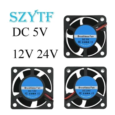 XH2.54-2P 핫엔드 브러시리스 냉각 팬, DC 5 V, 12 V, 24V, 40x10mm 4010, 3D 프린터 라즈베리 PI 팬