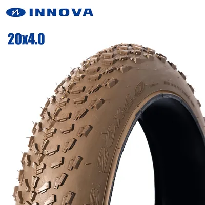 INNOVA 20x4.0 팻 타이어 와이어 스노우 와이어 팻 타이어, 오리지널 블랙 블루 그린 전기 자전거 타이어, 20x4 MTB 자전거 액세서리 및 튜브