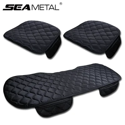 SEAMETAL 플러시 카시트 커버 안티 슬립 소프트 시트 쿠션 자동 의자 보호대 패드 세단 Suv 픽업 트럭 용 범용