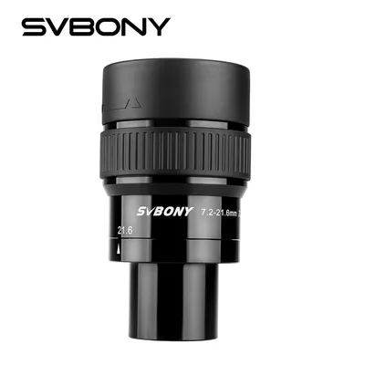 SVBONY 1.25'' 줌 망원경 접안렌즈 7.2-21.6mm/9-27mm 초광각 완전 멀티 코팅 1.25" 접안렌즈 SV191 허용