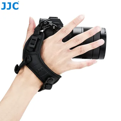 Arca Swiss 퀵 릴리스 플레이트가 장착된 Sony Canon Nikon Fujifilm Olympus Panasonic용 JJC 디럭스 미러리스 카메라 핸드 그립 스트랩