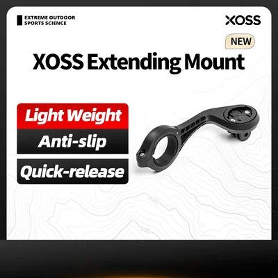 XOSS 자전거 핸들 바 확장 브래킷 자전거 헤드 라이트 마운트 바 컴퓨터 홀더 랜턴 램프 지원 랙 섬유 스탠드