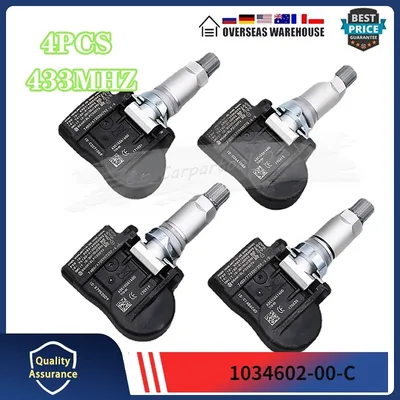 1034602 -00-C 1074812 -00-B 103460200 C 타이어 압력 센서 433MHZ Tesla Model 3 모델 S 모델 X TPMS 센서 자동차 액세서리