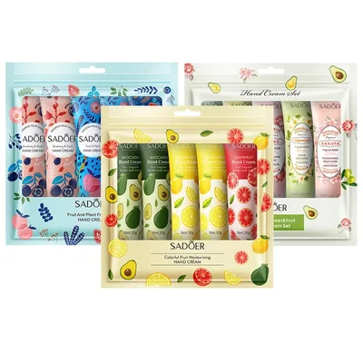 15pcs 아보카도 사쿠라 향기로운 핸드 크림 세트 모이스춰 라이징 리페어 안티 드라이 영양 핸드 스킨 케어 로션 세트 핸드 케어