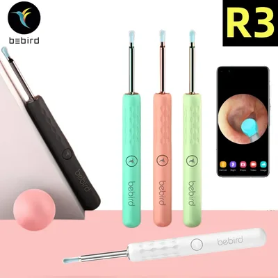 Bebird R3 귀 청소기 스마트 비주얼 귀 왁스 제거 도구 청소 내시경 Earpick 미니 카메라 검 이경 개인 관리