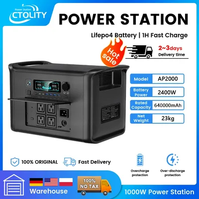 캠핑 용품 300W 500W 1000W 2000W 휴대용 발전소 발전기 캠핑 Lifepo4 배터리 220V AC 콘센트 홈 텐트 야외