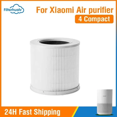 샤오미 공기청정기 4 Compact 필터 샤오미 공기필터 4 Compact PM2.5 방진 항균 탈취, 5-in-1 활성탄소망 H13HEPA 고효율 필터 4 Compact