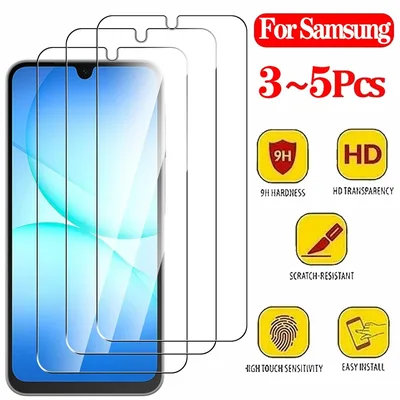 강화 유리 용 Samsung A16 A17 A26 A27 A36 A37 A56 A57 화면 보호기 Samsung Galaxy A55 A35 A15 A25 A24 전면 유리 A51 A52 A53 A54 휴대폰 보호 필름