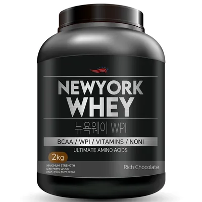 유당제로 뉴욕웨이 WPI 초코맛 2kg 단백질보충제 프로틴