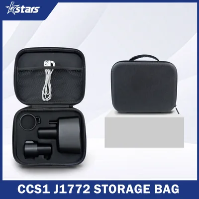 Tesla CCS1 J1772 충전기 어댑터 보관 가방 전기 자동차 충전 액세서리 용 편리한 여행용 케이스 방수