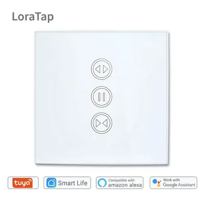 Tuya 스마트 라이프 WiFi 커튼 블라인드 스위치 롤러 셔터 전기 모터 Google 홈 Alexa 음성 제어 연결된 하우스 엔진