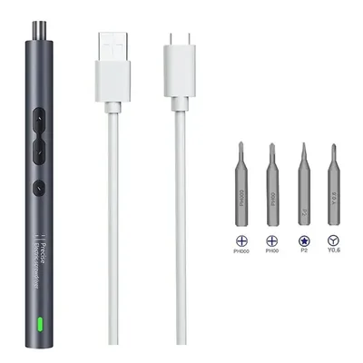6 in 1 정밀 전기 스크루 드라이버 세트 전동 공구 Xiaomi 모바일 휴대 전화 수리를위한 충전식 자기 미니 소형 비트
