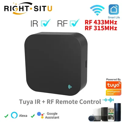 Tuya 스마트 RF IR 원격 제어 WiFi 스마트 홈 에어컨 모든 TV LG TV 지원 Alexa,Google 홈