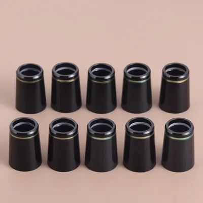 10pcs 검은 플라스틱 골프 페룰 0.355/0.370 팁 아이언 샤프트에 적합 고품질 골프 교체 Rarts 골프 액세서리