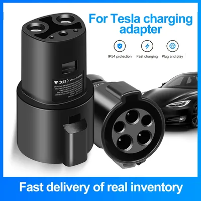 전기 자동차 어댑터 충전 Type1 J1772 Tesla Model X Y 3 S EV 충전기 커넥터 변환 건 소켓