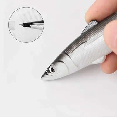 노벨티 0.5mm 젤 펜 귀여운 바다 물고기 볼펜 창의적인 사무실 선물 학교 용품 문구류 카와이 펜