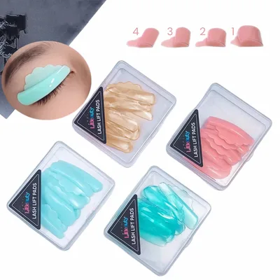 Libeauty V 컬 접착제 무료 실리콘 속눈썹 파마 패드 슈퍼 끈적 끈적한 속눈썹 리프트 쉴드 리프팅 3D 속눈썹 경기자 액세서리 도구