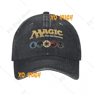 매직 게임 수집 MTG 남자 여자 야구 모자 카드 고민 데님 모자 모자 패션 야외 여름 모자를 쓰고 있죠