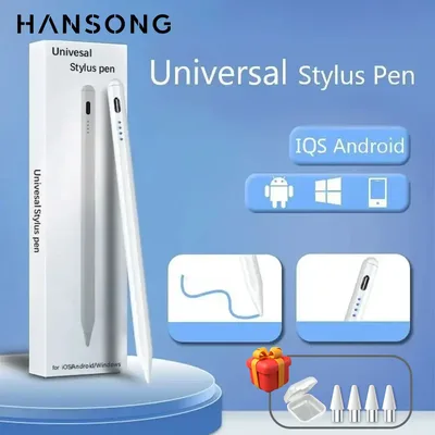 안드로이드 태블릿 용 범용 스타일러스 펜 iPhone 용 휴대 전화 터치 연필 HUAWEI XIAOMI Samsung Tablet 용 용량 성 펜