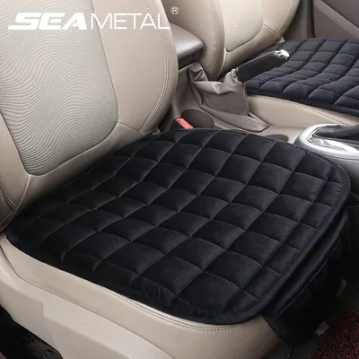 SEAMETAL 플러시 카시트 커버 울트라 소프트 카시트 쿠션 안티 슬립 카시트 보호대 매트 세단 Suv 트럭 픽업 용 범용