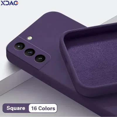 삼성 갤럭시 S21 FE 플러스 울트라 S21FE S21 플러스 S21 플러스 S21 울트라 5G 용 오리지널 휴대폰 케이스 커버, 패션 액체 실리콘 백 쉘