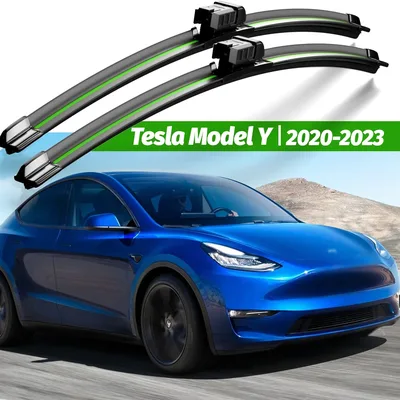 와이퍼 LHD 전면 와이퍼 블레이드, 테슬라 모델 Y, 2020 - 2023 용, 앞유리 앞유리, 깨끗한 창문, 자동차 레인 브러시, 26 인치 + 19 인치