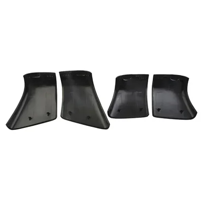 Tesla Model 3 2017 2018 2019 2020 자동차 외장 액세서리 용 4Pcs 루프 랙 커버 캡 레일 엔드 쉘