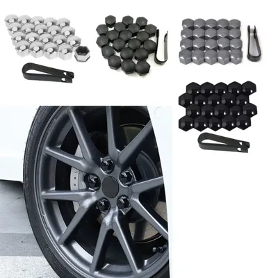 테슬라 모델 3 S X용 휠 센터 허브, 센터 캡 세트, 휠 러그 너트 커버 장식, DIY