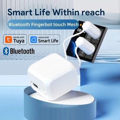Tuya 터치 스크린 핑거 로봇 충전식 블루투스 스마트 원격 제어 타이밍 스크린 리모콘 지원 Alexa Google 홈 음성