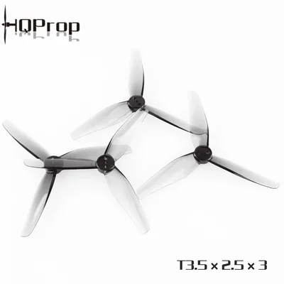 4 쌍 HQProp T3.5X2.5X3 3.5 인치 프로펠러 3525 1.5mm 샤프트 3 블레이드 소품 iFlight iH3 RC DIY FPV 레이싱 드론 HQ 소품