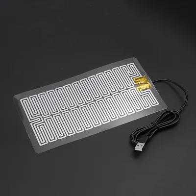USB 5V 가열 패드 플러그 앤 플레이 따뜻한 플레이트 히터 시트, 마우스 패드 신발