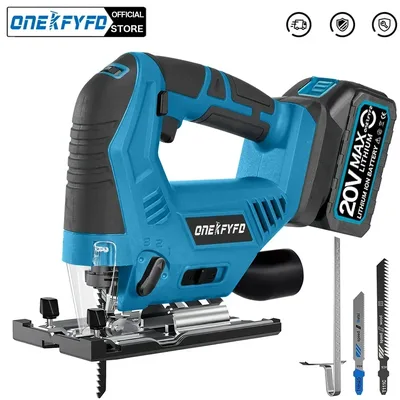 5 속도 65mm 무선 퍼즐 전기 지그 톱 Makita 18V 배터리 용 휴대용 다기능 목공 전동 공구