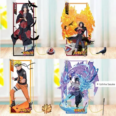 애니메이션 나루토 금속 북마크 만화 사스케 Itachi Kakashi 액션 피규어 컬렉션 카드 도서 마크 어린이를위한 장난감 선물