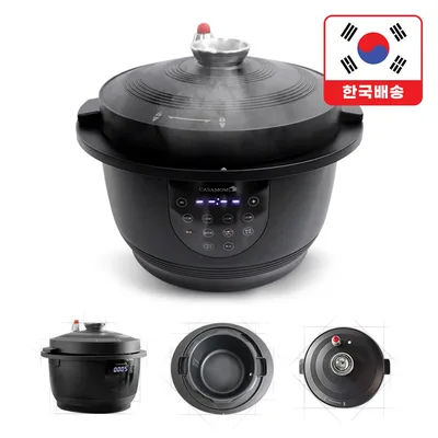 까사맘 전기압력밥솥 가마솥 누룽지 돌솥밥 5분 압력솥 1~4인용