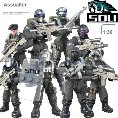 2 차 세계 대전 WW2 육군 군인 SWAT 특수 부대 피규어 모델 빌딩 블록 벽돌 어린이 장난감 선물 1pcs 무작위