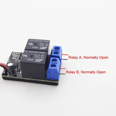 RC 모델 PWM 리시버 제어 스위치, RC 보트 해양 워터 펌프, RC 자동차 조명 FPV 카메라용, 2 방향 20A 릴레이