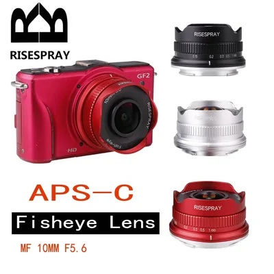 캐논 EOSM 소니 E 캐논 EF-M 후지 FX 올림푸스 M4/3 파나소닉 M4/3 베이요넷 바디용 어안 APS-C 렌즈 MF 초점, 10mm F5.6