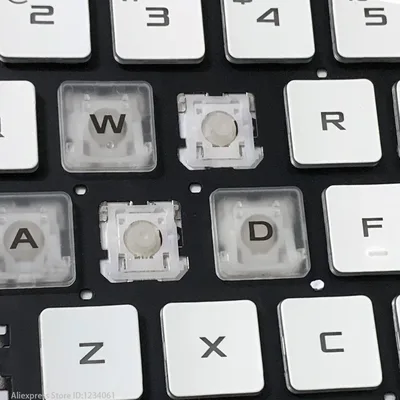 노트북 키보드 키 및 클립 교체용 키캡 키, Asus TUF 게이밍 8 F15 FX506 FX506H FA506 FA506II F17 FA706 FX706 FX706