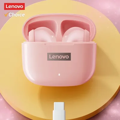 새로운 Lenovo LP40 Pro Bluetooth V5.3 이어폰 펀치 베이스 사운드 헤드셋 완전 호환 저 대기 시간 게임 스포츠 음악 헤드폰