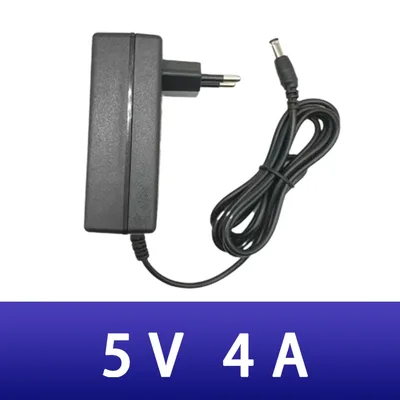 새로운 AC DC 5V 4A 전원 어댑터 100V-240V 변환기 DC 5V 4A 4000mA 미국/EU/영국/호주 플러그 5.5mm x 2.1mm LED WiFi CCTV용